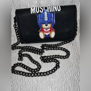 Moschino transformers teddy crossbody/wallet